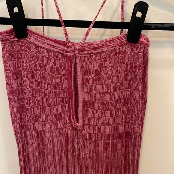 Pink knit free people convertible dress. - Picture 2 of 3
